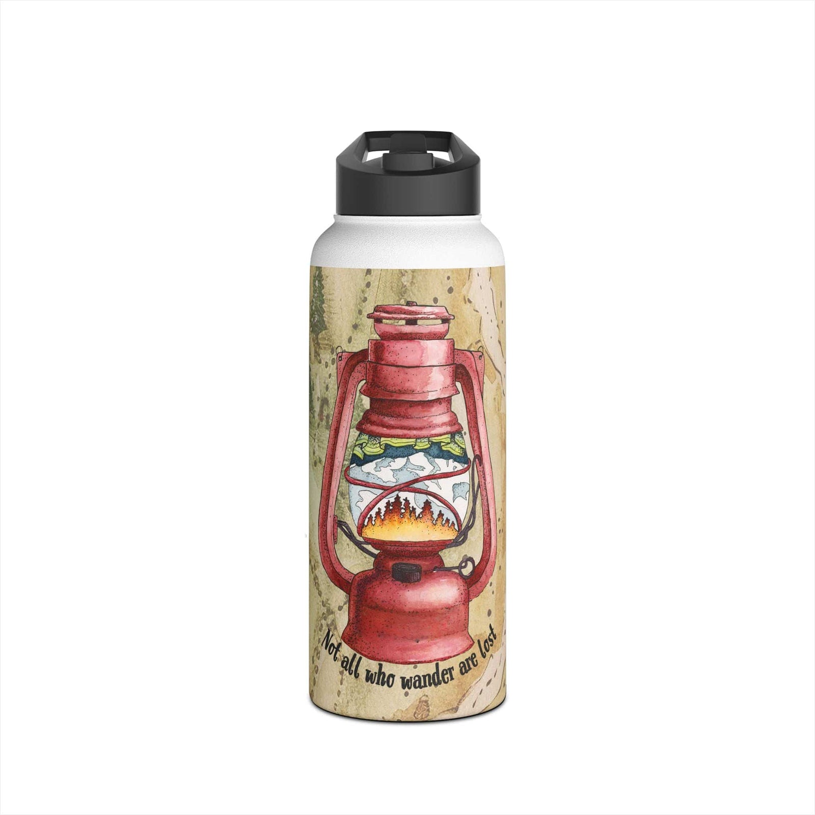 Printify Wander Lantern 32 oz Water Bottle 32oz / White 60975351397992469633