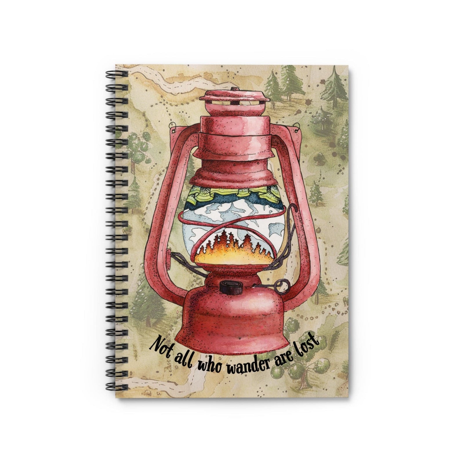 Printify Wander Lantern Notebook One Size 33434106235994853836