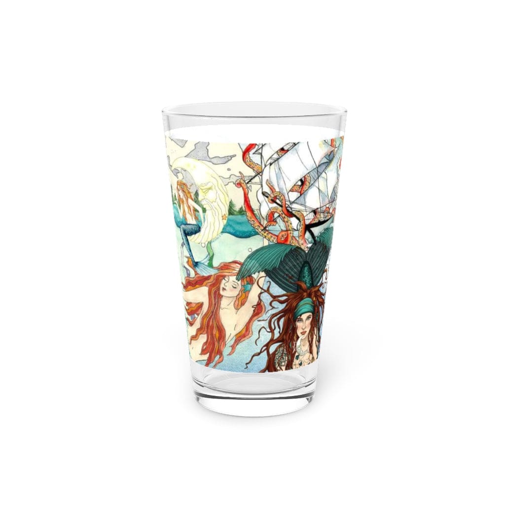 Mountains & Mermaids Pint Glass, 16oz - Mountains & Mermaids