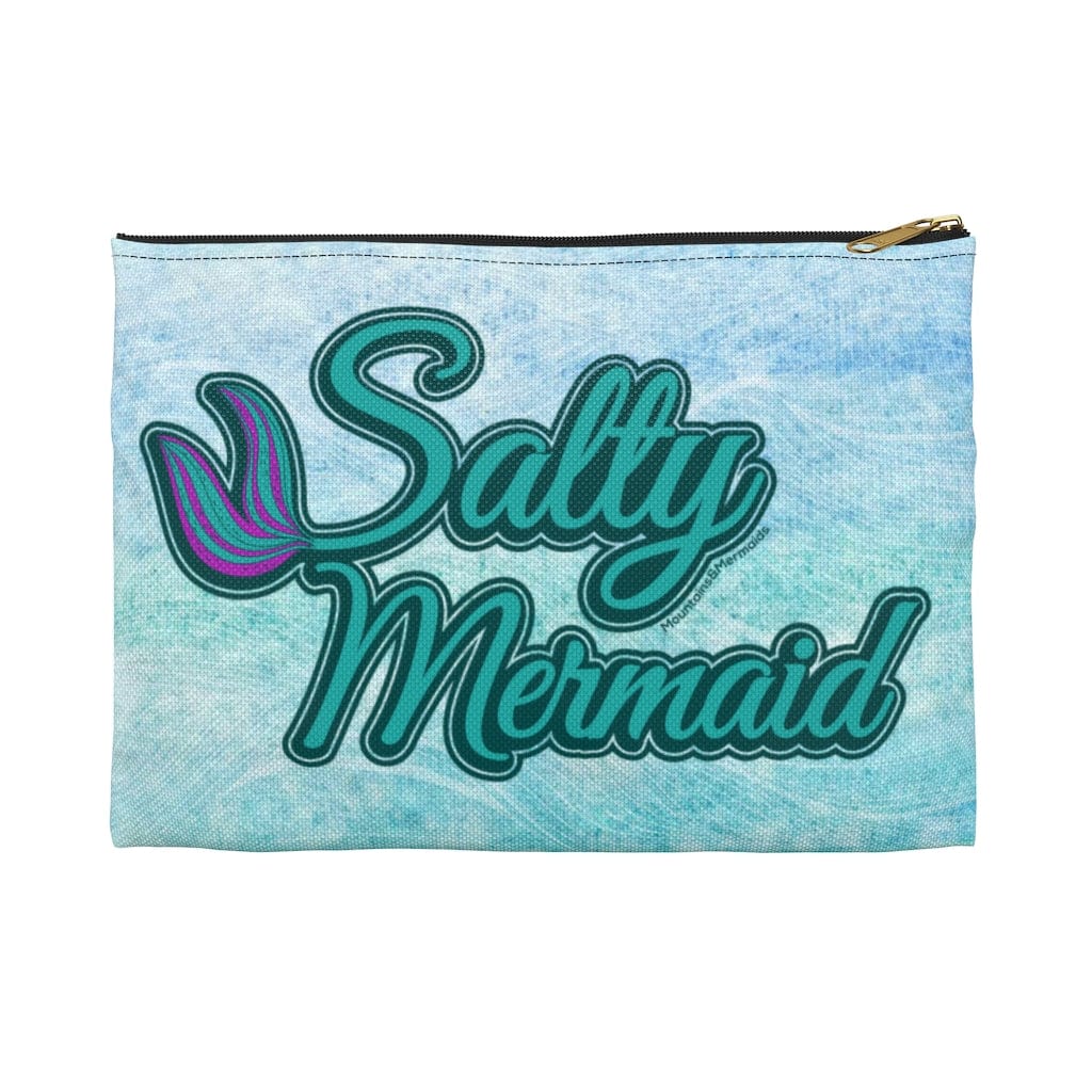 Salty Mermaid Carryall Pouch - Mountains & Mermaids