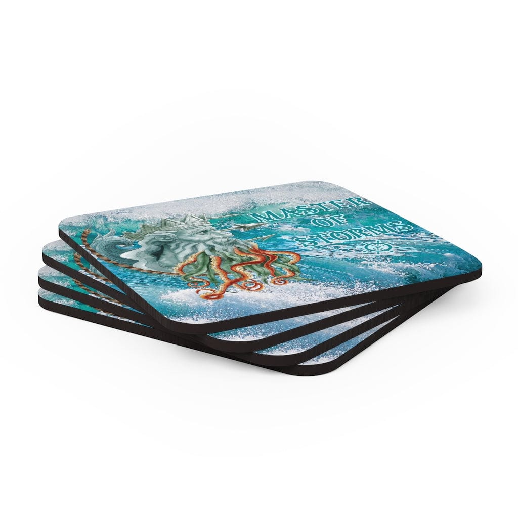 Poseidon Master Of Storms Coaster Set - Mountains & Mermaids