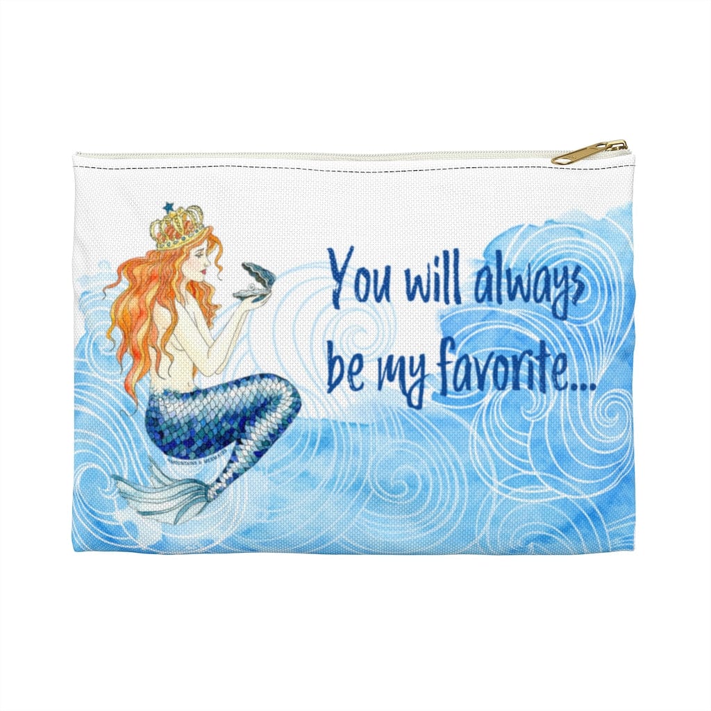 Pearl Mermaid Accessory Pouch - Mountains & Mermaids