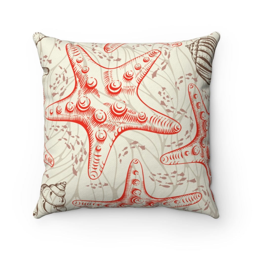 Goin' Coastal Square Pillow - Mountains & Mermaids