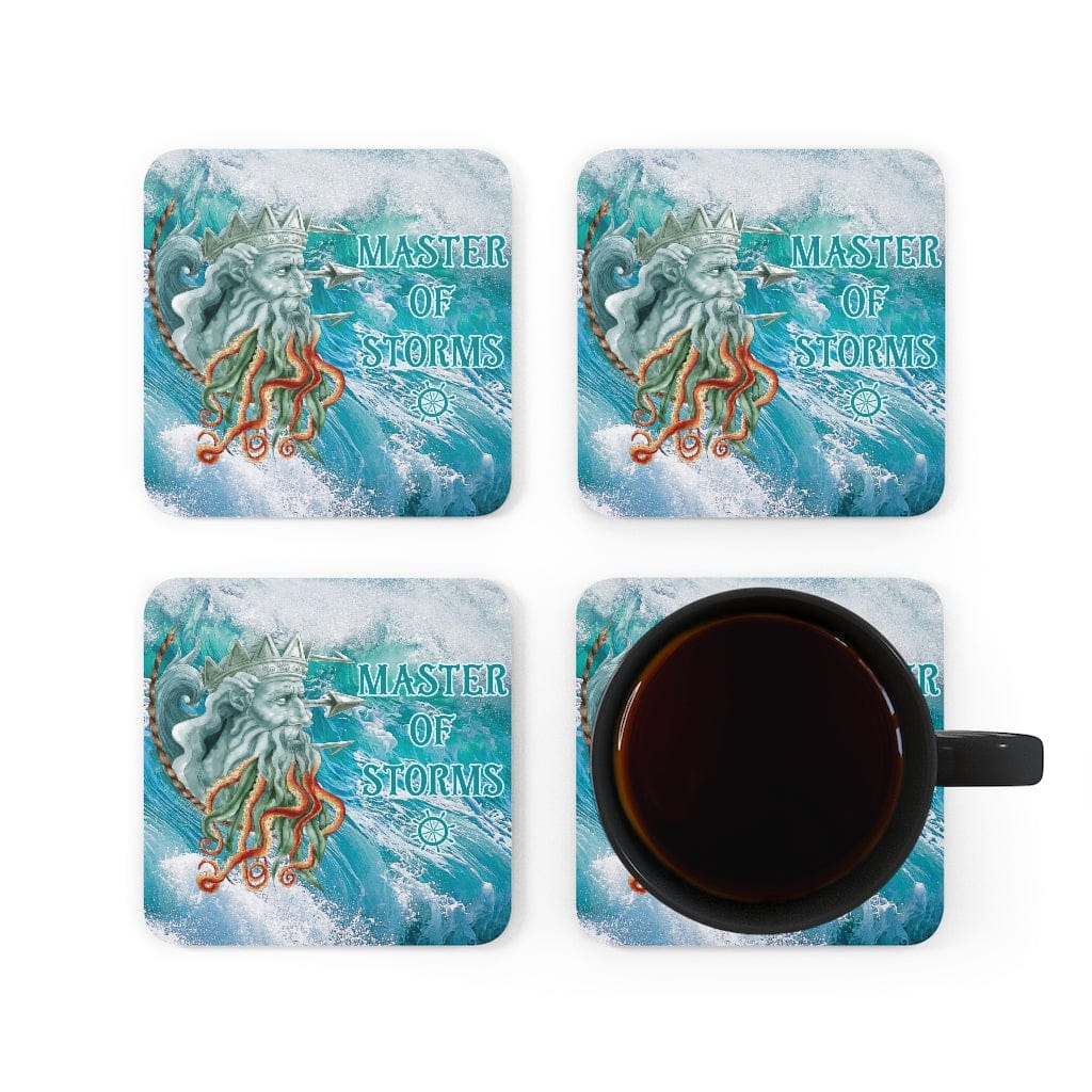 Poseidon Master Of Storms Coaster Set - Mountains & Mermaids