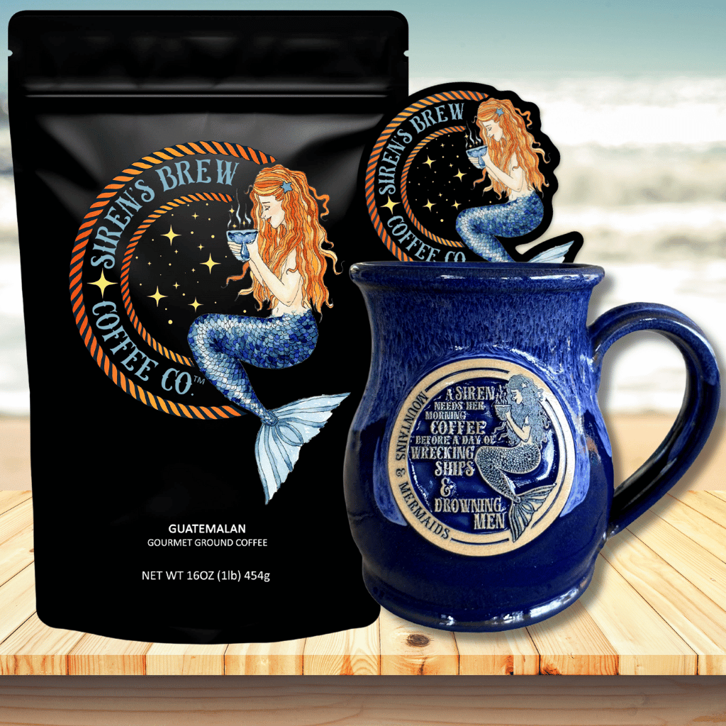 Siren's Brew Guatemalan Medium Roast Coffee Bundle - Mountains & Mermaids