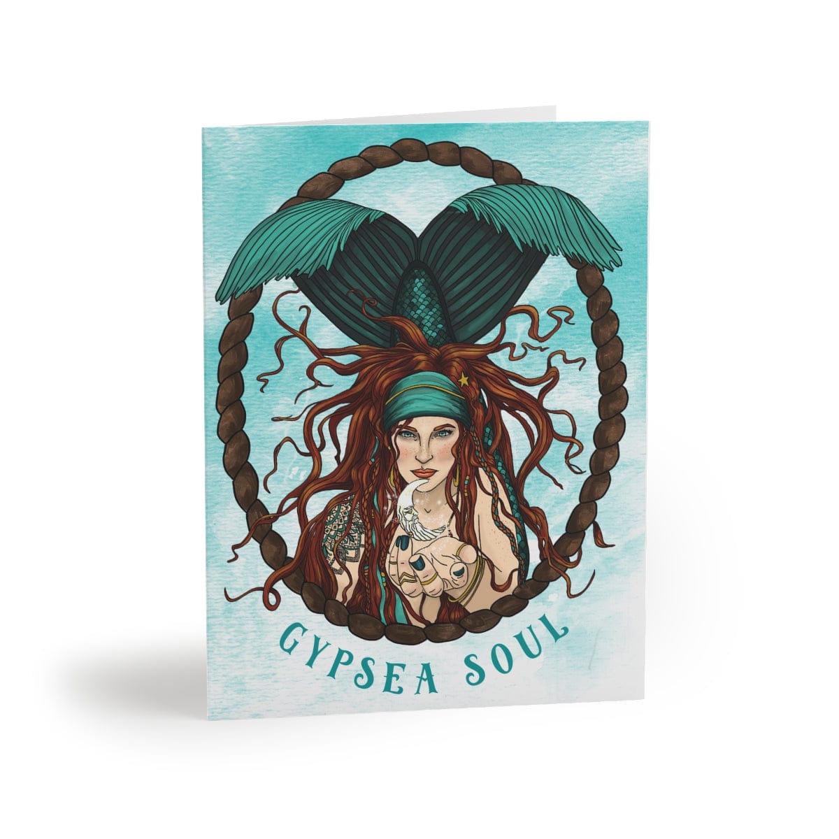 Gypsea Soul Greeting Card - Mountains & Mermaids
