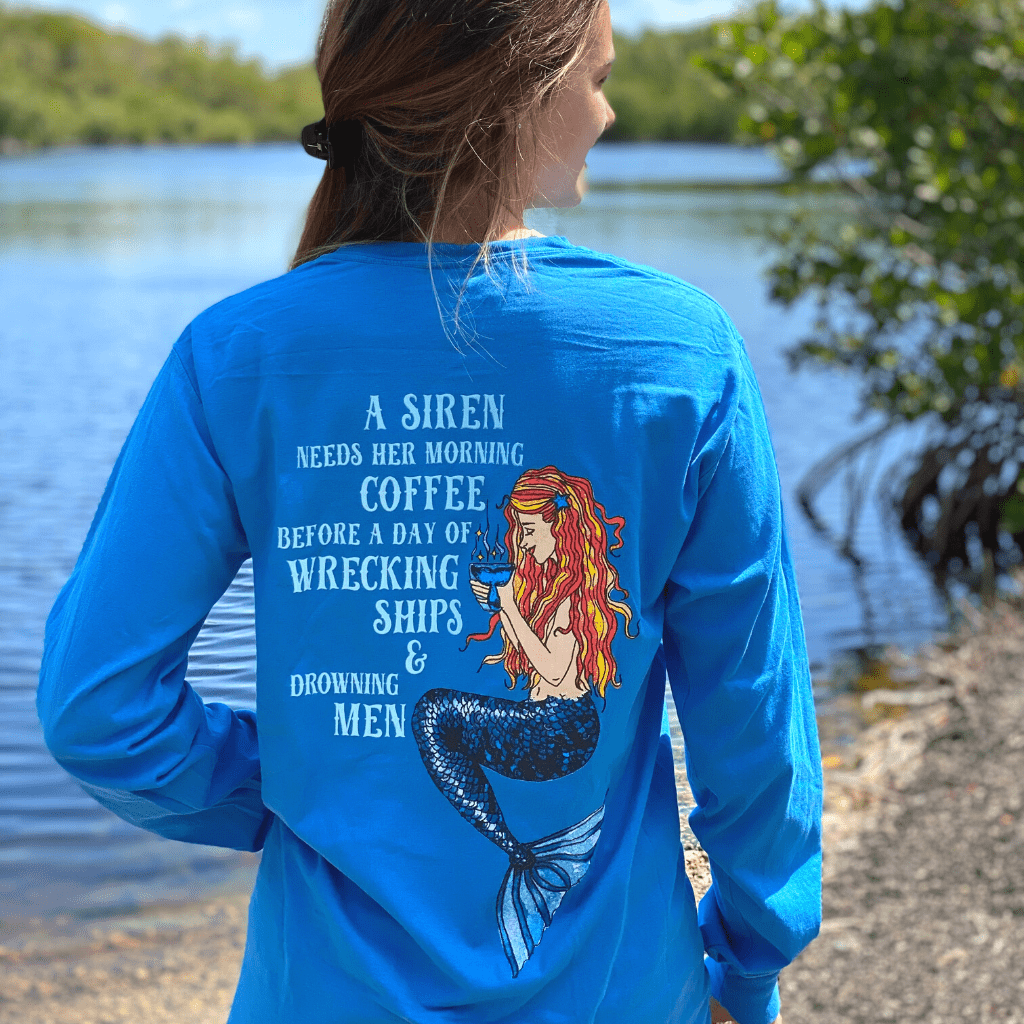 Siren's Brew Unisex Long Sleeve T-Shirt - Mountains & Mermaids