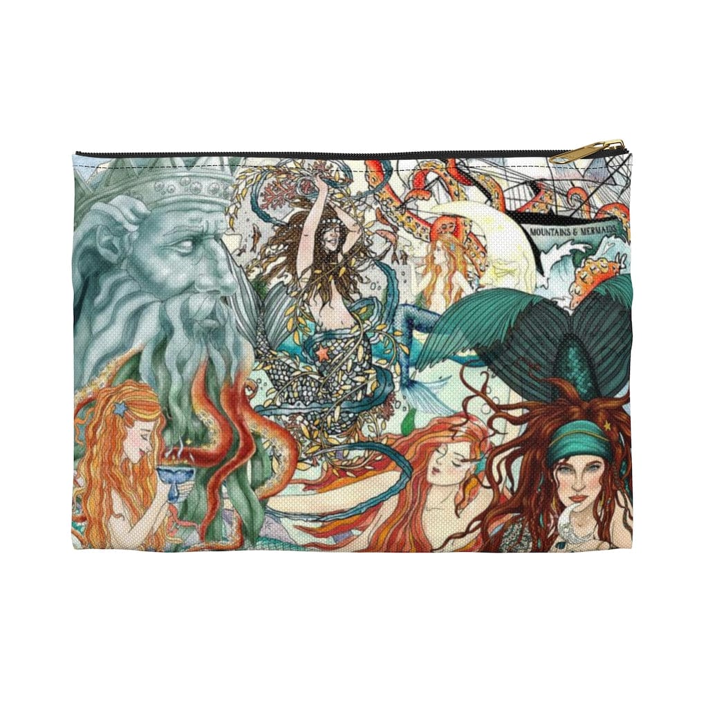 Mountains & Mermaids Carryall Pouch - Mountains & Mermaids
