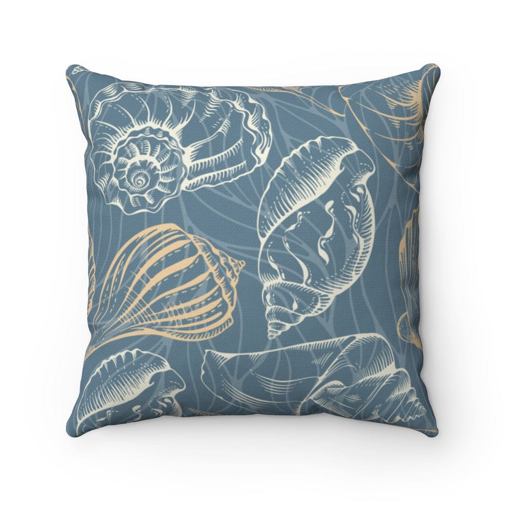 Ocean Lane Square Pillow - Mountains & Mermaids