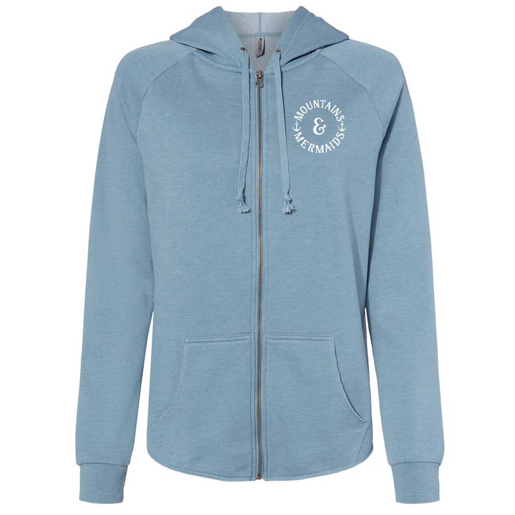 Luminary Mermaid Fleece Zip Hoodie - Mountains & Mermaids