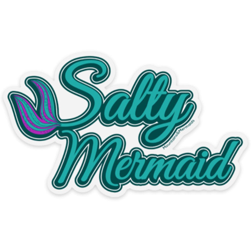 Salty Mermaid Sticker - Mountains & Mermaids