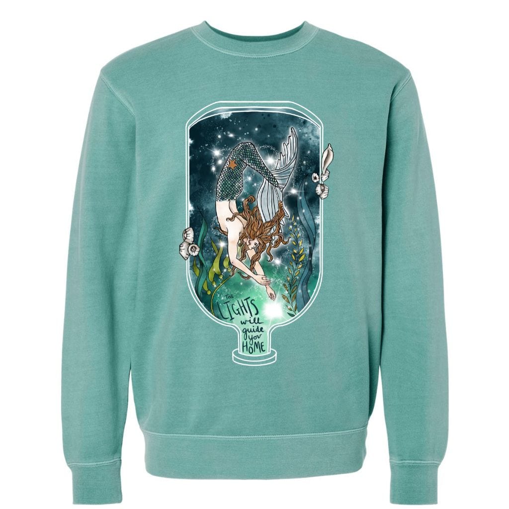 Mountains & Mermaids Luminary Mermaid Crewneck Sweatshirt Small MM1204