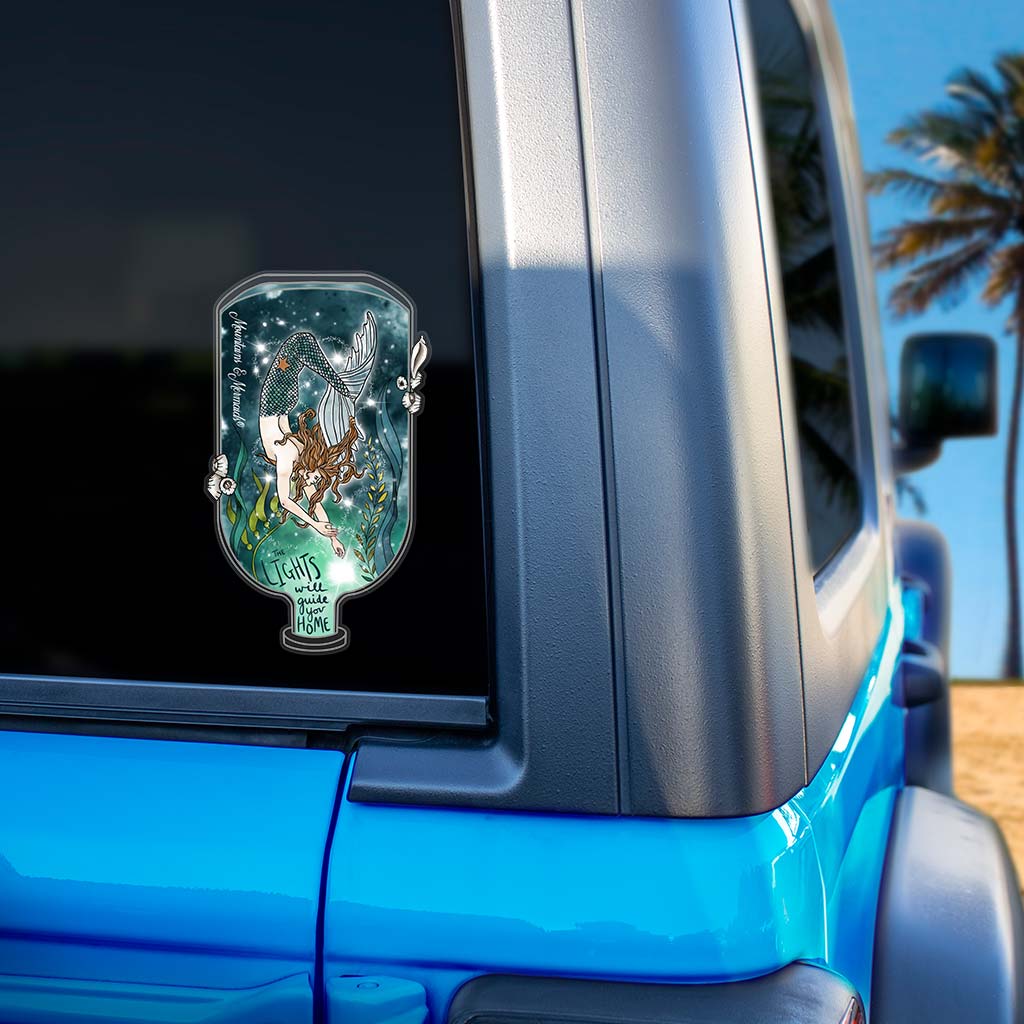 Mountains & Mermaids Luminary Mermaid Decal MM1137