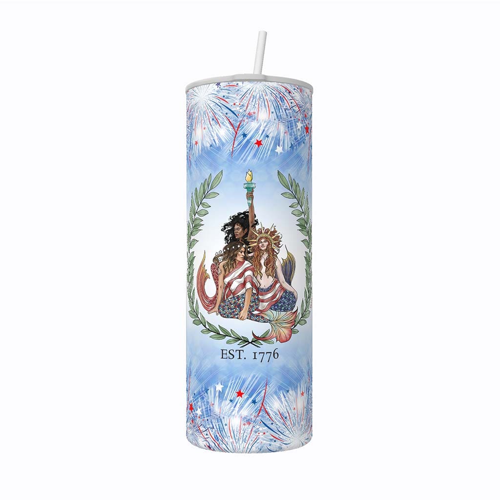 Mountains & Mermaids Mermaids For America Insulated Tumbler MM852