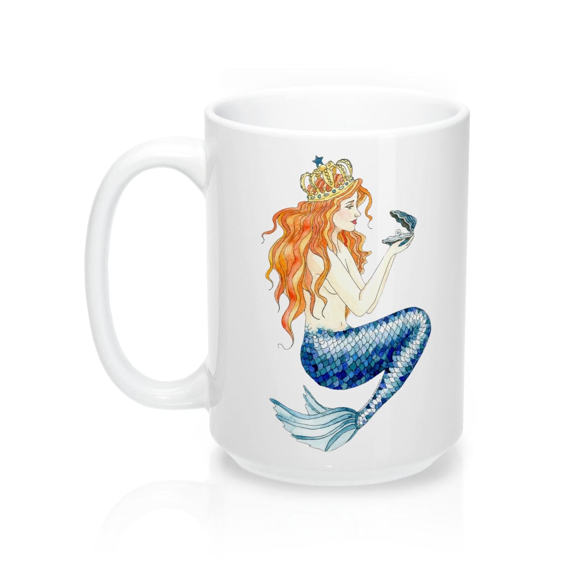 Mountains & Mermaids Pearl Mermaid Coffee Mug 15oz 452178861