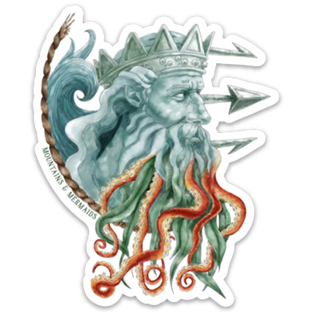 Mountains & Mermaids Poseidon Magnet MM460