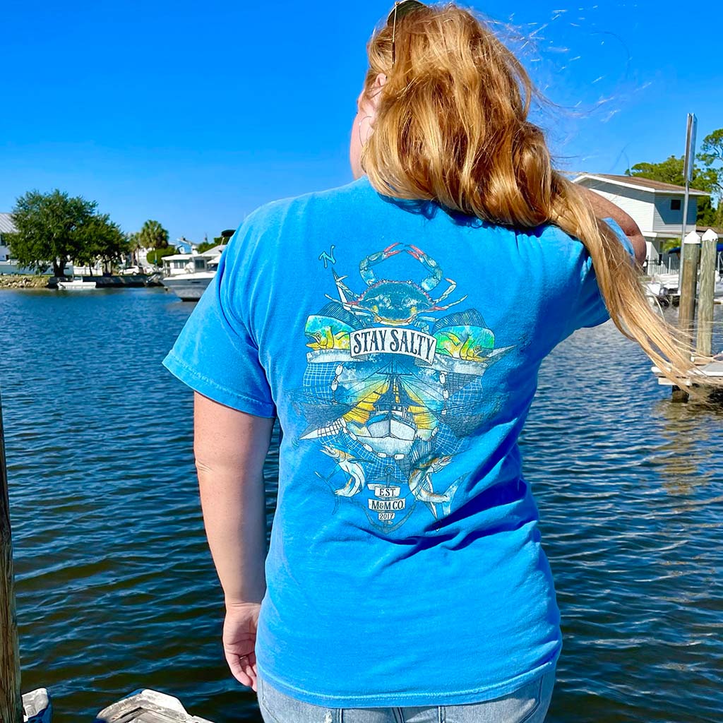 Mountains & Mermaids Stay Salty Southbound Unisex T-Shirt